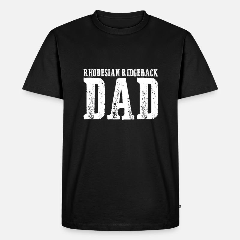 Rhodesian Ridgeback Dad - Men's Premium Organic T-Shirt - black