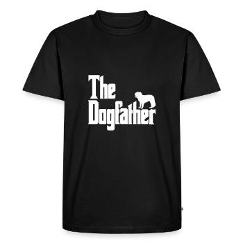 Le Dogfather Kooikerhondje - T-shirt Premium bio Homme - noir - Devant - Nico (187cm)