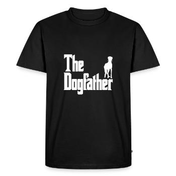 Le Dogfather Saluki - T-shirt Premium bio Homme - noir - Devant - Nico (187cm)
