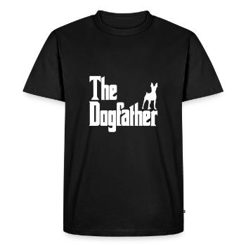 Le Dogfather Pinscher - T-shirt Premium bio Homme - noir - Devant - Nico (187cm)