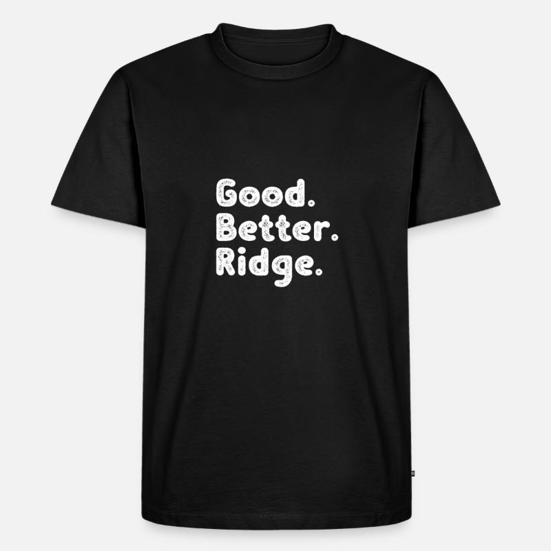 Good better Ridge - Männer Premium Bio T-Shirt - Schwarz