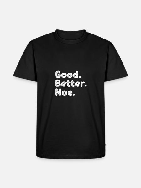 Good better Noe - Men's Premium Organic T-Shirt - black