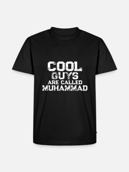 Cool guys are called Muhammad - Men's Premium Organic T-Shirt - black