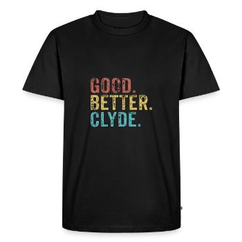 Cool guys are called clyde - Men's Premium Organic T-Shirt - black - Front - Nico (187cm)