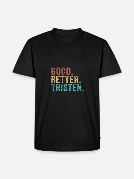 Good better Tristen - Men's Premium Organic T-Shirt - black