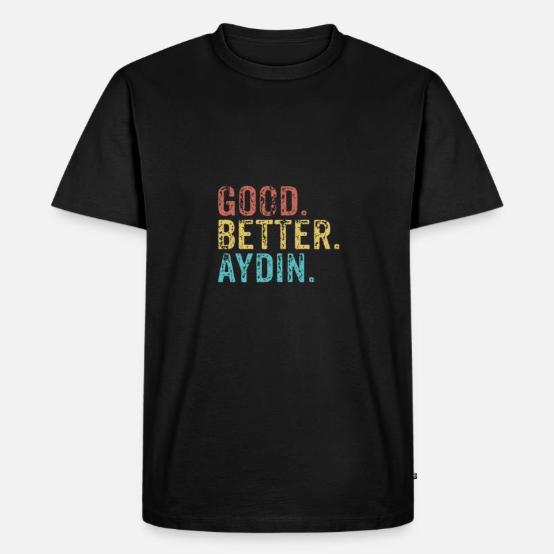 Good better Aydin - Männer Premium Bio T-Shirt - Schwarz