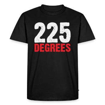 SAISON DE BARBECUE GRILLÉ À 225 DEGRÉS - T-shirt Premium bio Homme - noir - Devant - Nico (187cm)