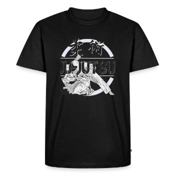 Ju Jutsu Ju Jitsu Kampfkunst - Männer Premium Bio T-Shirt - Schwarz - Vorne - Nico (187cm)