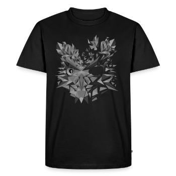 lapone - T-shirt Premium bio Homme - noir - Devant - Nico (187cm)
