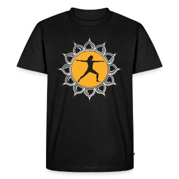 Yoga Yoga Yoga Yoga Yoga Yoga Yoga Yoga Yoga - T-shirt Premium bio Homme - noir - Devant - Nico (187cm)