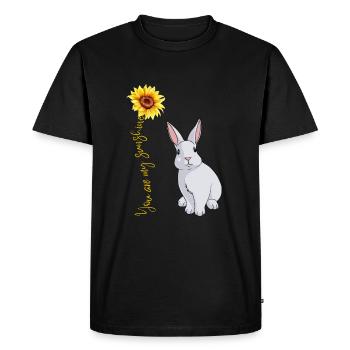 You are my sunshine rabbits rabbits sunshine - Men's Premium Organic T-Shirt - black - Front - Nico (187cm)