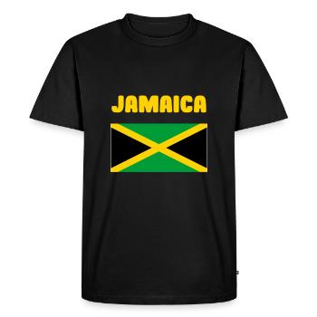 Jamaïque - T-shirt Premium bio Homme - noir - Devant - Nico (187cm)
