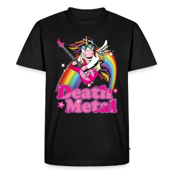 Heavy Metal - T-shirt Premium bio Homme - noir - Devant - Nico (187cm)