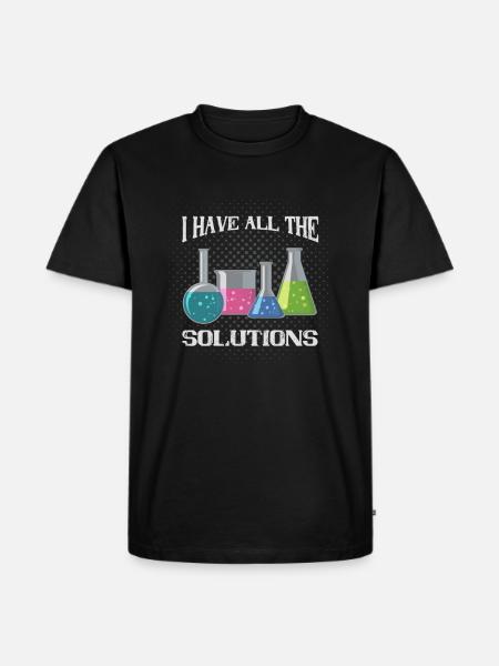 Nerd Science Geek - Männer Premium Bio T-Shirt - Schwarz