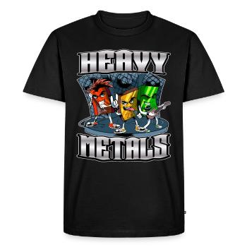Nerd Science Geek - Men's Premium Organic T-Shirt - black - Front - Nico (187cm)