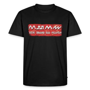 Synthétiseur ADSR Synth Analog Modular Eurorack - T-shirt Premium bio Homme - noir - Devant - Nico (187cm)