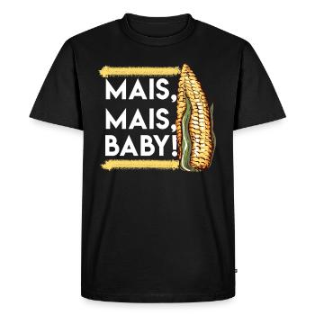 Corn Corn Baby Gift for Framer Farming - Men's Premium Organic T-Shirt - black - Front - Nico (187cm)