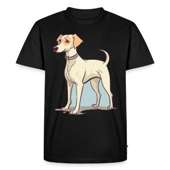 Conception de chien mignon pour les propriétaires de chiens - T-shirt Premium bio Homme - noir - Devant - Nico (187cm)