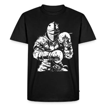 Knight Boxer Boxe MMA Arts Martiaux - T-shirt Premium bio Homme - noir - Devant - Nico (187cm)