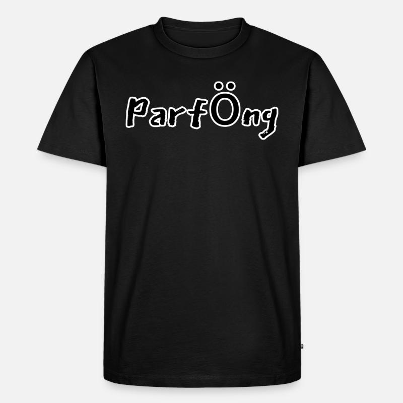 PARFÖNG - Männer Premium Bio T-Shirt - Schwarz