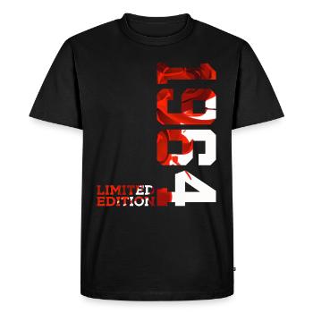 62E ANNIVERSAIRE 62 ANS ÉDITION LIMITÉE 1964 - T-shirt Premium bio Homme - noir - Devant - Nico (187cm)