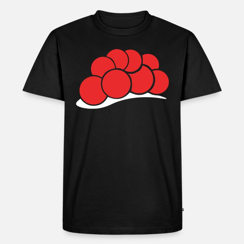 Bollenhut - Männer Premium Bio T-Shirt - Schwarz