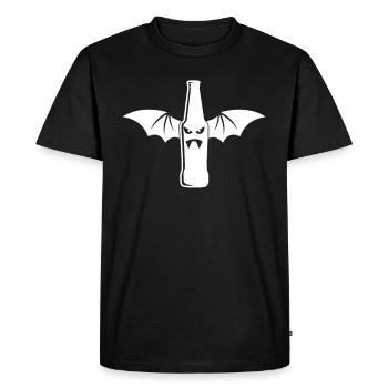 Vampir Party Beer Bat Wings I Halloween Vampire - T-shirt Premium bio Homme - noir - Devant - Nico (187cm)