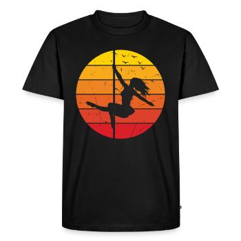 Pole Dancing Girl Pole Dance I Pole Dance - Men's Premium Organic T-Shirt - black - Front - Nico (187cm)