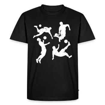 Playing Soccer Game Soccer Sports - Soccer Players - Men's Premium Organic T-Shirt - black - Front - Nico (187cm)