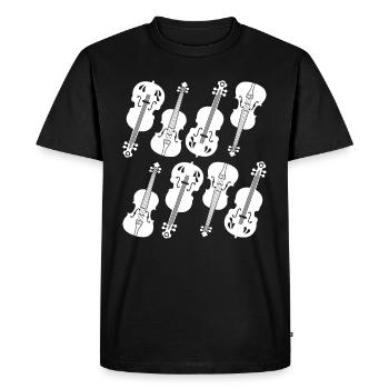 Double Bass Player Double Bassist - Double Bass - Men's Premium Organic T-Shirt - black - Front - Nico (187cm)