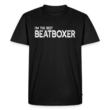 Beatboxing Beatbox - Je suis le meilleur beatboxer - T-shirt Premium bio Homme - noir - Devant - Nico (187cm)