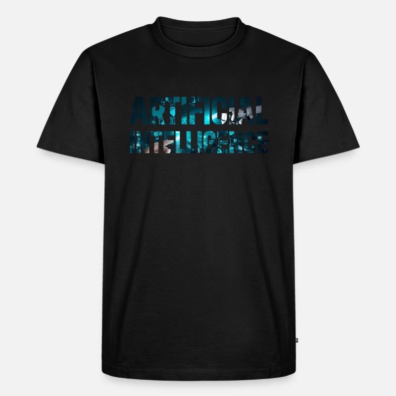 Ai Artificial Intelligence - Männer Premium Bio T-Shirt - Schwarz