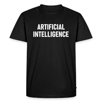 Ai Artificial Intelligence - Artificial Intelligen - Men's Premium Organic T-Shirt - black - Front - Nico (187cm)