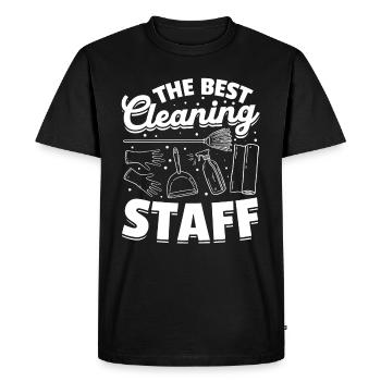 Le meilleur personnel de nettoyage - House Cleaner Housekeepe - T-shirt Premium bio Homme - noir - Devant - Nico (187cm)