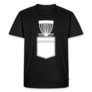 Disc Golf Player Disc Golfer Disc Golf - Disc golf - Men's Premium Organic T-Shirt - black - Front - Nico (187cm)