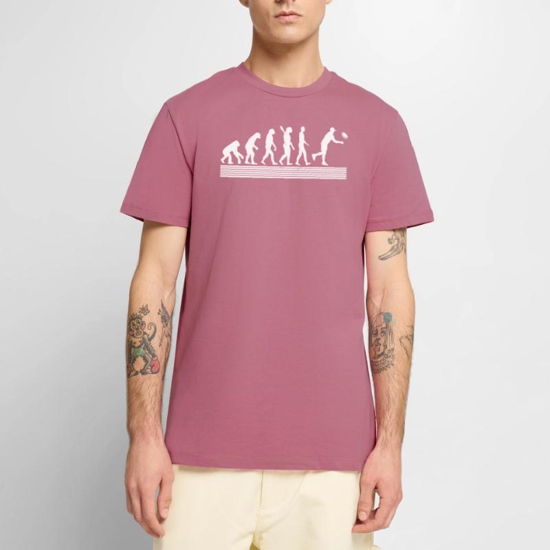 Disc Golf Disc Golfer Evolution disc golf player Männer Premium Bio T-Shirt