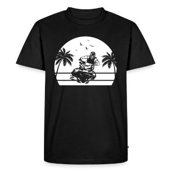 Jetski jet ski Jetski Lover Jetskiing Jetski Racin - Men's Premium Organic T-Shirt - black - Front - Nico (187cm)