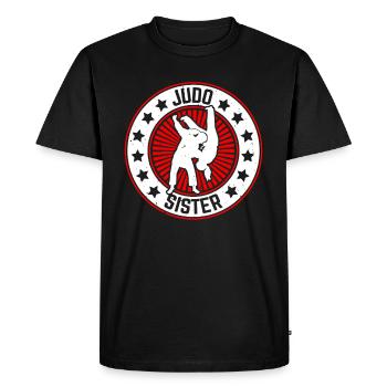 Judo Sister Judo Fighter Judo Martial Arts Judoka - Men's Premium Organic T-Shirt - black - Front - Nico (187cm)