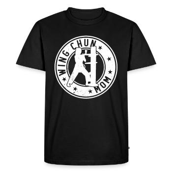 Wing Chun Maman Wing Chun Mama - T-shirt Premium bio Homme - noir - Devant - Nico (187cm)
