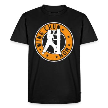 Wing Chun Maman Combattant de Wing Chun - T-shirt Premium bio Homme - noir - Devant - Nico (187cm)