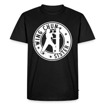 Wing Chun Sister Wing Chun Sister - T-shirt Premium bio Homme - noir - Devant - Nico (187cm)