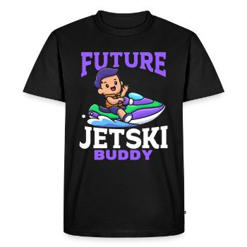 Baby Jetski Rider Jetski Baby - Future Jetski Budd - Men's Premium Organic T-Shirt - black - Front - Nico (187cm)