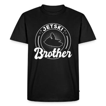 Jetski Brother Jetski Driver Jetski Brother Jetski - Men's Premium Organic T-Shirt - black - Front - Nico (187cm)