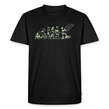 Kitesurfing Evolution Watersports Kiteboarding - Men's Premium Organic T-Shirt - black - Front - Nico (187cm)