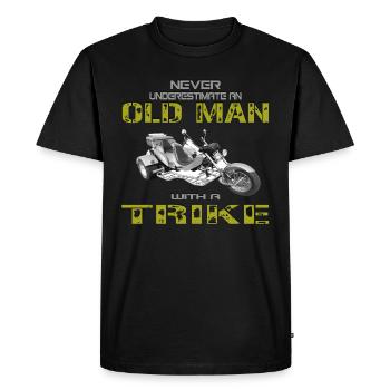 Bike Trike Chopper moto - T-shirt Premium bio Homme - noir - Devant - Nico (187cm)