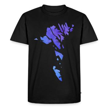faroe - T-shirt Premium bio Homme - noir - Devant - Nico (187cm)