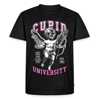 Ange chérubin Cupidon avec lunettes de soleil - T-shirt Premium bio Homme - noir - Devant - Nico (187cm)