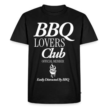 Club des amateurs de barbecue - T-shirt Premium bio Homme - noir - Devant - Nico (187cm)
