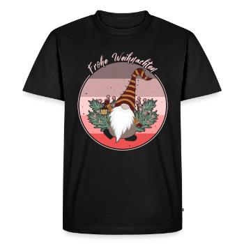 Secret Père Noël Magique Joyeux Noël pour Mood - T-shirt Premium bio Homme - noir - Devant - Nico (187cm)