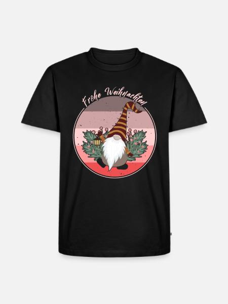 Magia de Papá Noel Secreto Feliz Navidad para el estado de ánimo - Camiseta prémium ecológica para hombre - negro